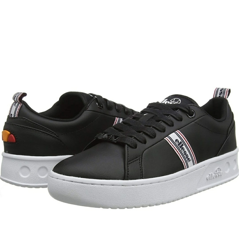 Ellesse Mezzaluna TP LeatherColor Black/Black, Size 8  Women'sStyle 6-10314